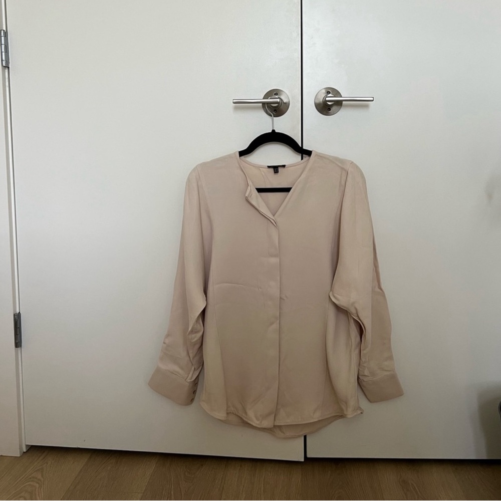Massimo Dutti Elegant Cream Women's Blouse